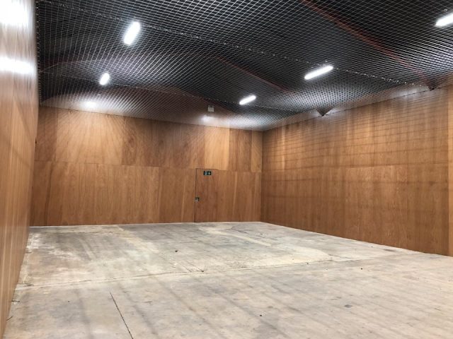 Victor Sports Hall - nearing completion